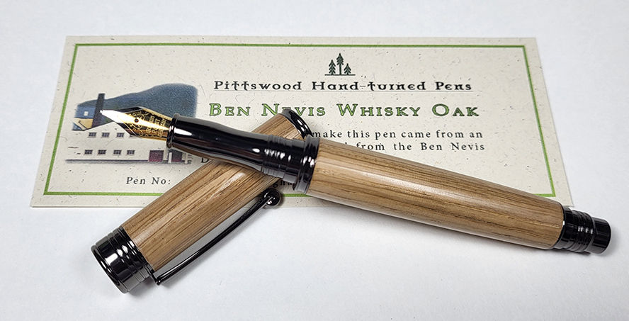 Ben Nevis Whisky Oak Fountain Pen