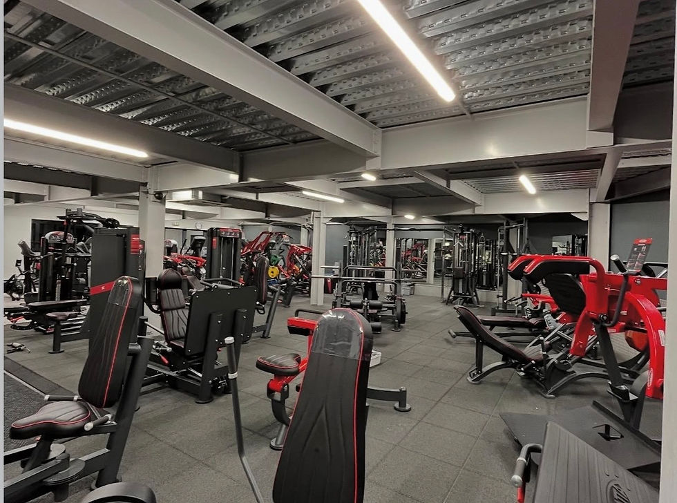 Photo de la salle de sport GYM CLUB, avec des machines cardio et musculation