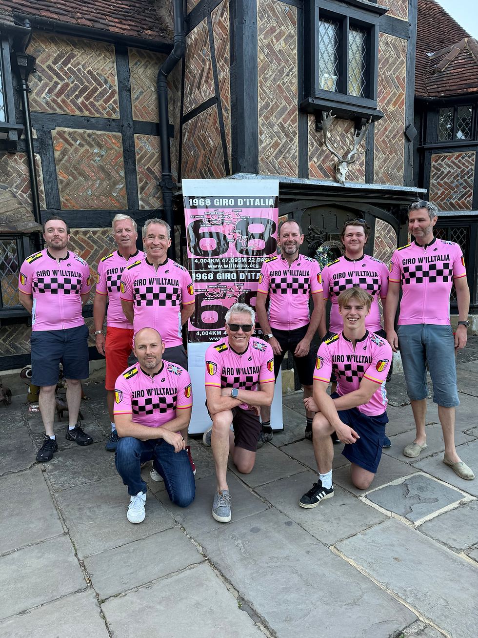The Giro dWilltalia Team at their launch event
