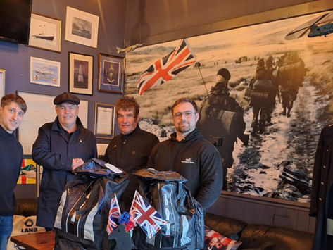 Isle of Wight Patriots Donate Survival Packs to Support Veterans in Need