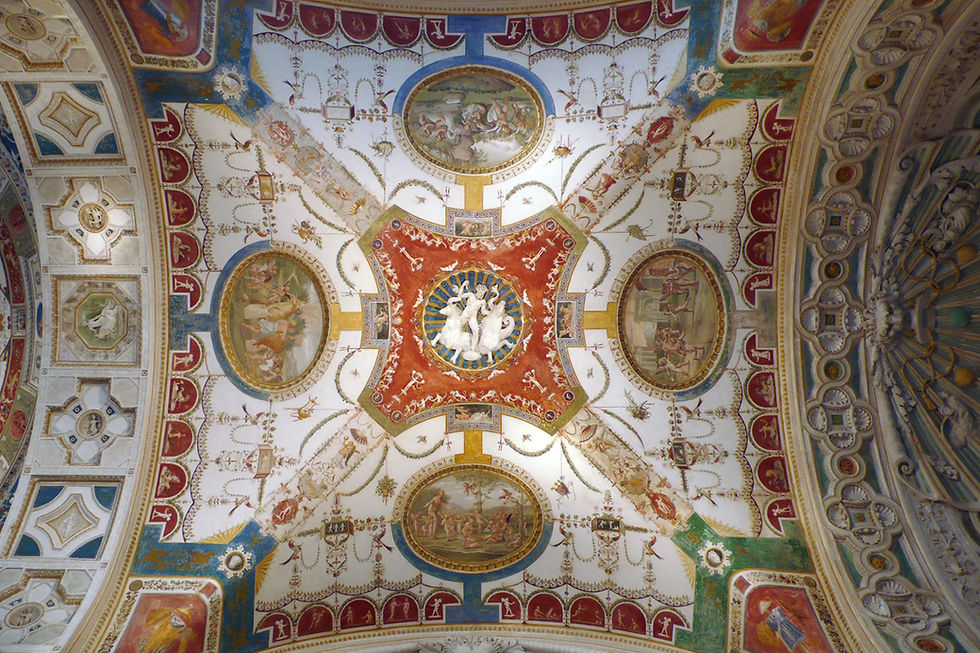 Vault from the Loggia of the Villa Madama