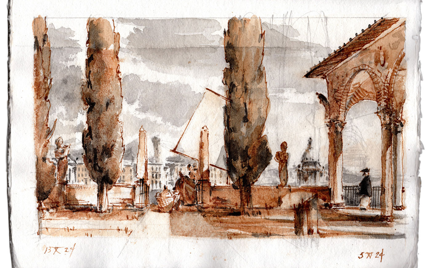 imaginary view of Venice