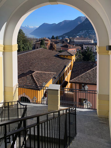 Lake Lugano view