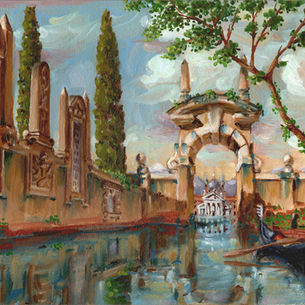 imaginary view of Venice