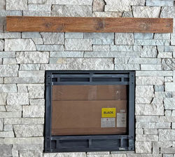 Brown Board Mantle