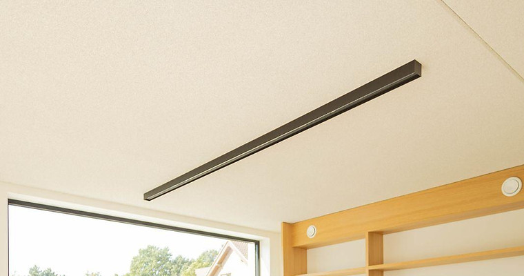 Spuitkurk plafond kantoor