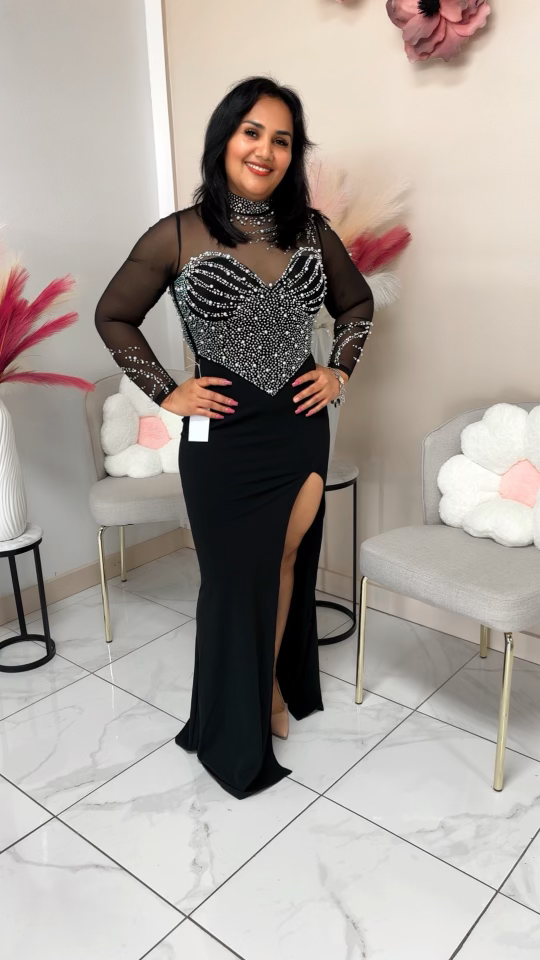 Thumbnail: BANJUL Open Leg Dress Diamonds
