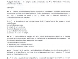 Cópia do Regulamento de Compras e Contratação 2018