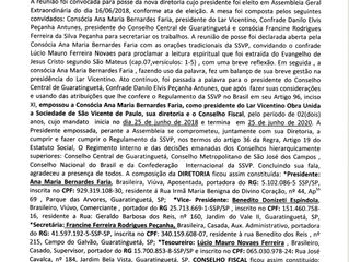ATA de Eleição e Posse dos Dirigentes 2018
