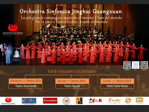Per la prima volta in Italia ORCHESTRA SINFONICA JINGHUI GUANGXUAN