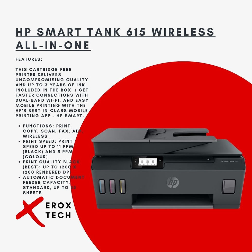 HP Smart Tank 615 Wireless ALL-IN-ONE
