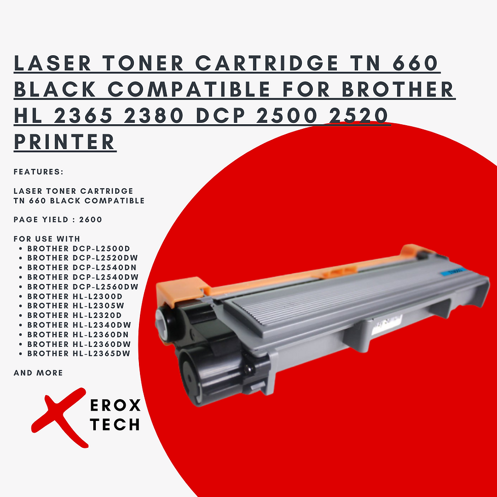Laser Toner Cartridge TN 660 Black