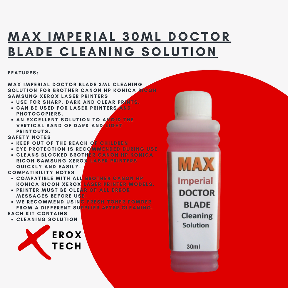 Max Imperial 30ML Doctor Blade Cleaning Solution