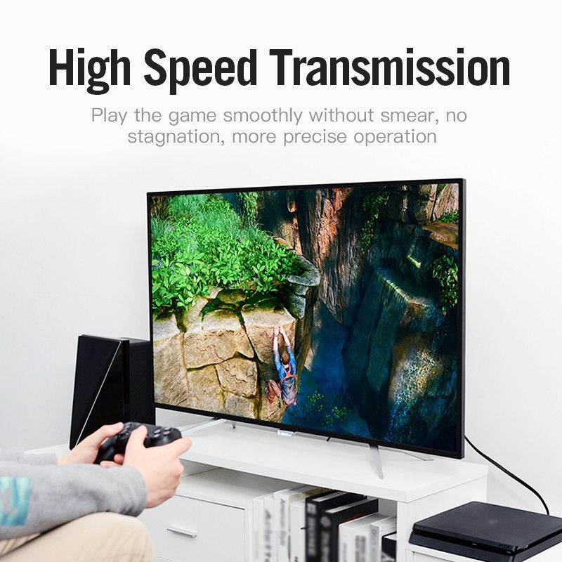 Thumbnail: VENTION Cable HDMI to HDMI Flat Edition 4K @60Hz High Definition HDR 3D Image