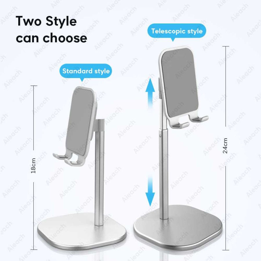 Thumbnail: Dudukan HP Smart Phone Tablet Stand Holder Dock Telescopic K2