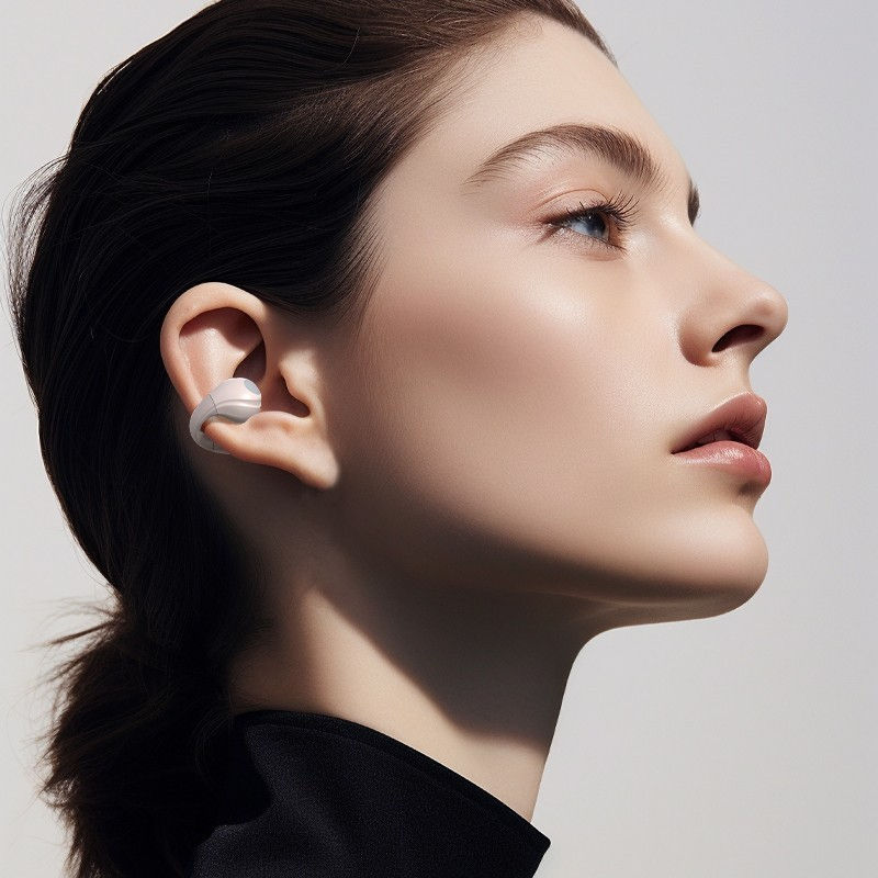 Thumbnail: ROBOT TWS Air 10 Open-Ear Wireless Earphone Clip Style Bluetooth LED Display