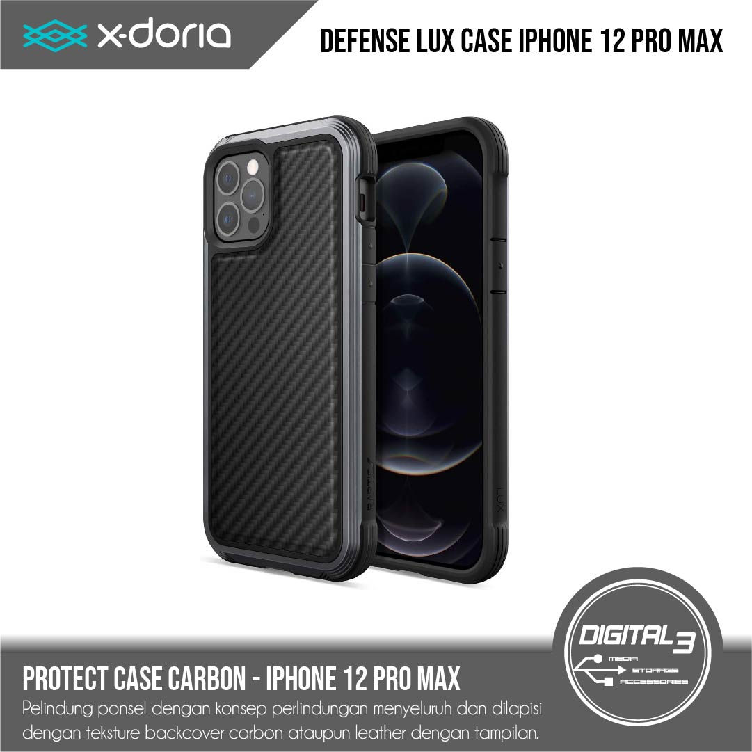 X-Doria Defense Lux Iphone 12 Pro Max Hard Case Xdoria Casing Bumper