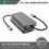 Thumbnail: Coteetci 10 in 1 USB-C HUB Adapter SD Card Reader VGA HDMI RJ45 AUX