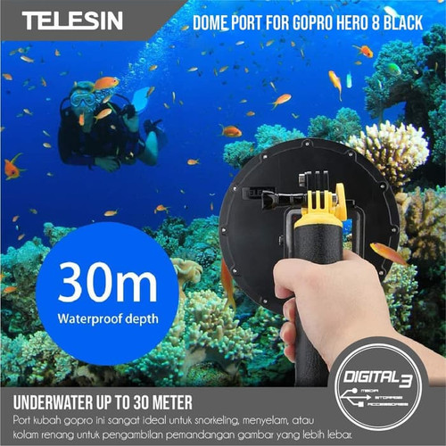 Telesin Dome Port Inch Underwater Photography for GoPro Hero