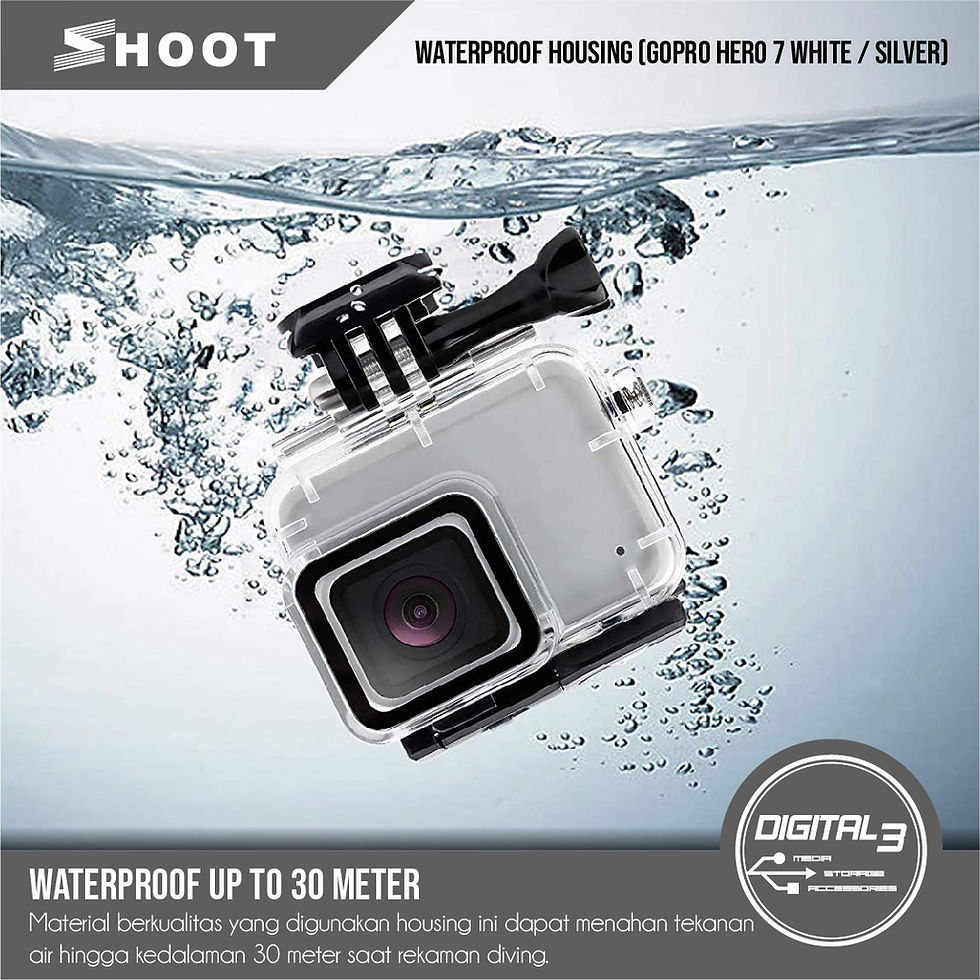 Thumbnail: Shoot Waterproof Housing Gopro Hero 7 Silver 7 White Dive Case 30M