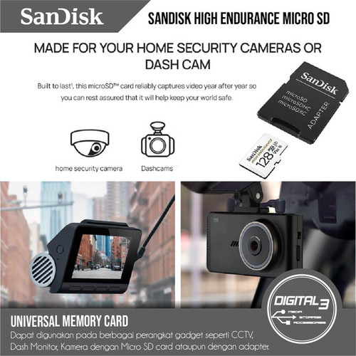 Cctv Sandisk High Endurance Microsd Sandisk High Endurance Micro