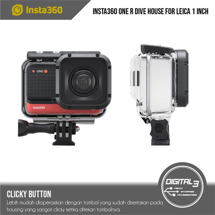 Thumbnail: Insta360 One R 1-inch Wide Angle Mod Dive Case Waterproof Housing 60M