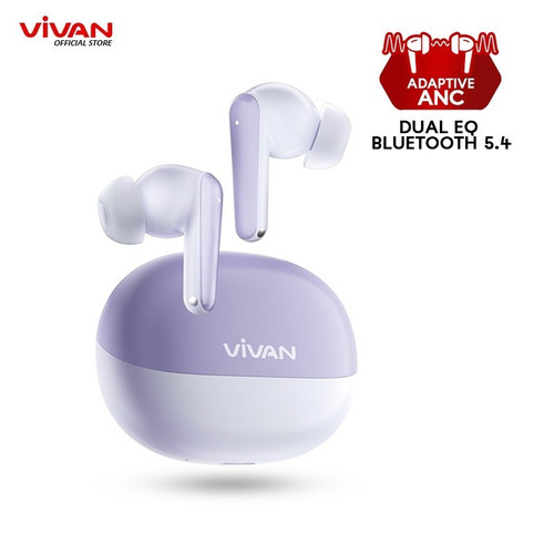 VIVAN TWS Infinity GT5 Wireless Earbuds with Adaptive ANC Noise
