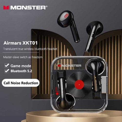 MONSTER Airmars XKT01 TWS Wireless Bluetooth Earphones Gaming