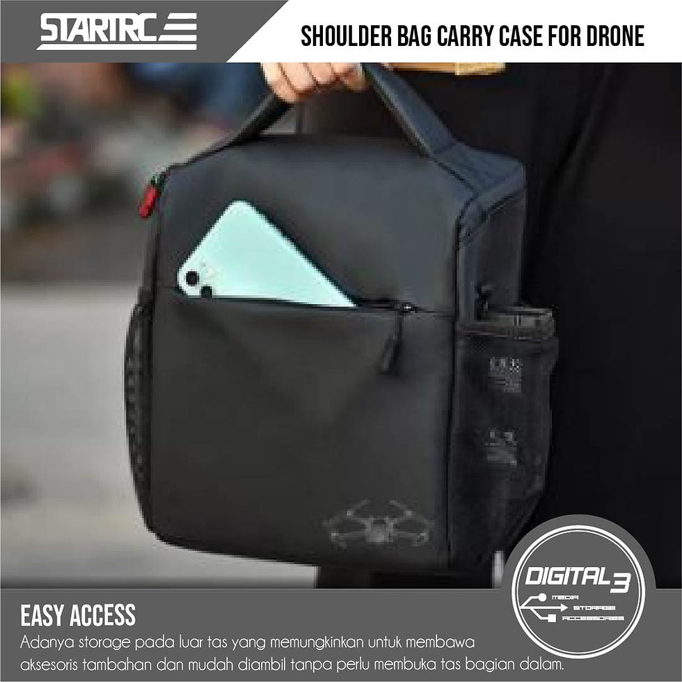Thumbnail: STARTRC Drone Shoulder Bag Carry Case Tas DJI Mavic Mini/2/3, Air 2/2S