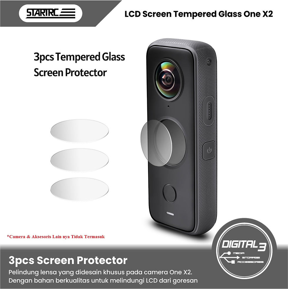 STARTRC LCD Screen Protector Tempered Glass 3 PCS for Insta360 One X2