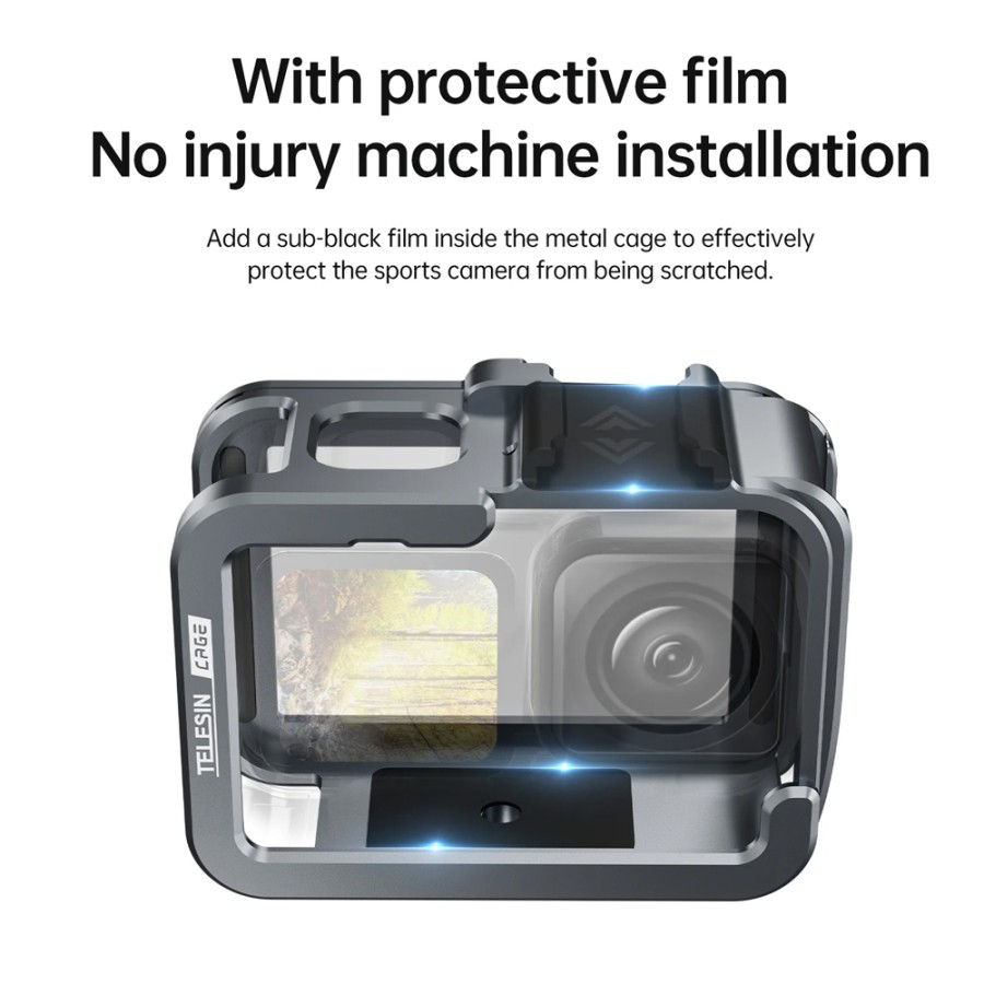 Thumbnail: Telesin Aluminium Frame Metal Combo Cage Gopro Hero 9 10 11 Case