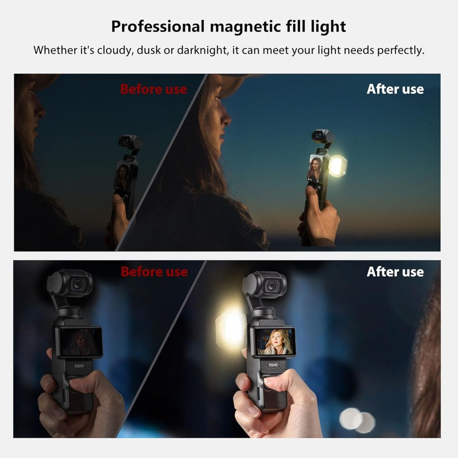 Thumbnail: STARTRC Magnetic Fill Light Universal DJI Pocket Series for Osmo Pocket 1