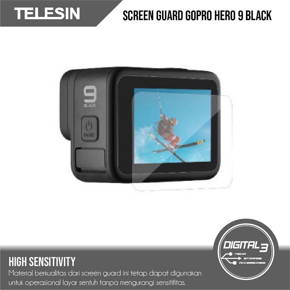 Thumbnail: Telesin GoPro Hero 9 Black Lens & LCD Screen Guard Protector 2 Set