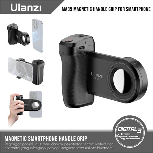 Ulanzi MA35 Magnetic Smartphone Handle Grip Magsafe Remote