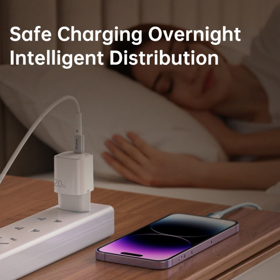 Thumbnail: Mcdodo CH4028 20W Charger + USB-C Lightning Cable Iphone Kabel Data PD