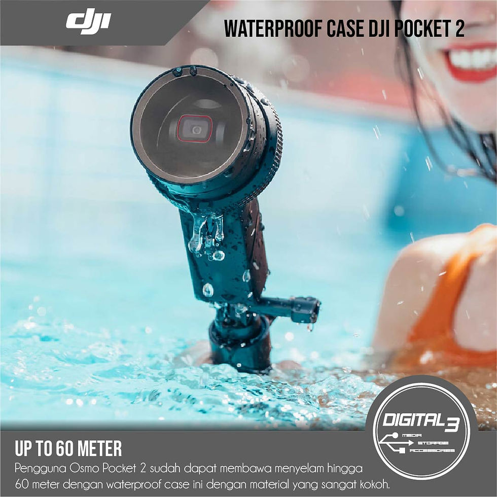 Thumbnail: DJI Osmo Pocket 2 Original Waterproof Housing Case Casing Anti Air 60M