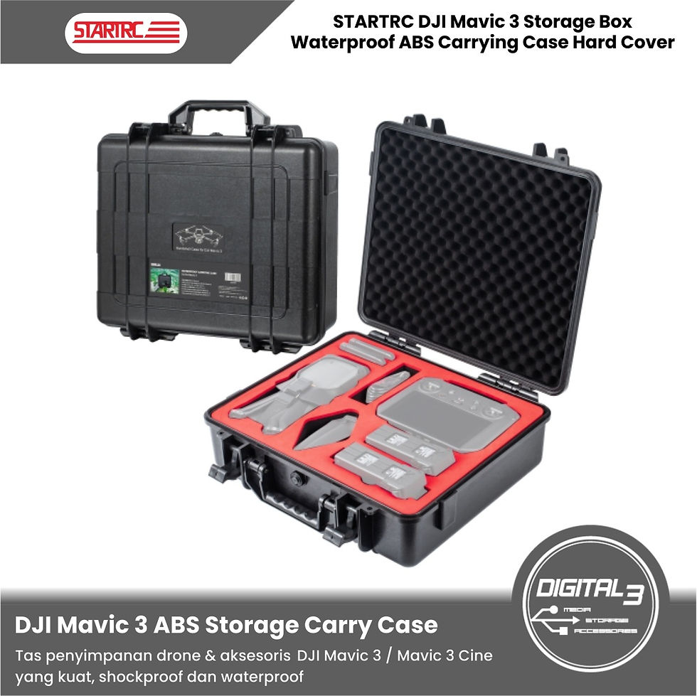 Tas Drone Koper Carry Case Hard ABS StartRC DJI Mavic 3 Waterproof Bag
