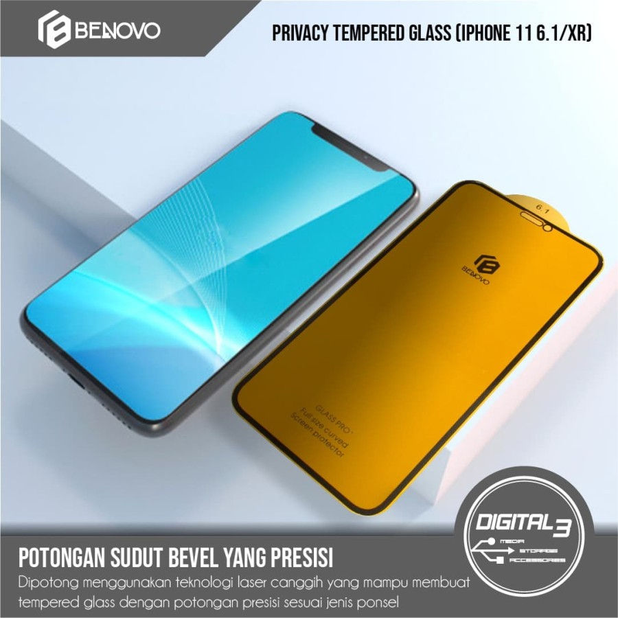 Thumbnail: Privacy Tempered Glass IPhone XR Screen Guard Anti Spy iPhone 11