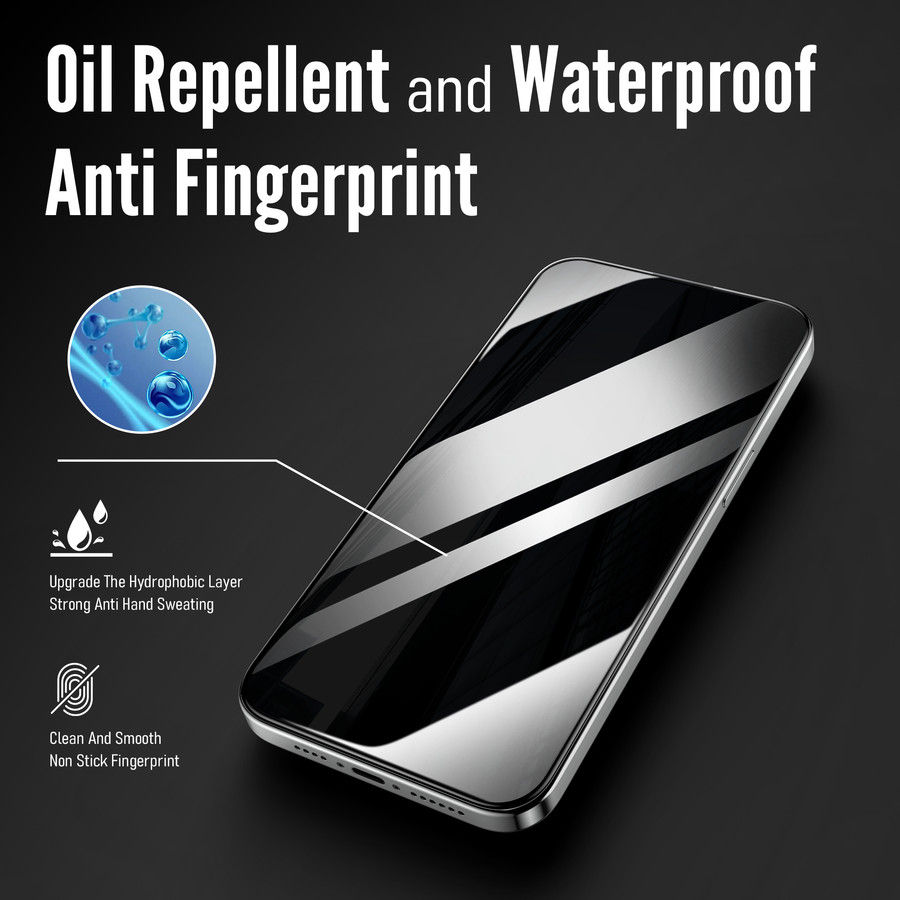 Thumbnail: X-Doria Defense Privacy Full Tempered Glass For Iphone 15 PLUS PRO MAX