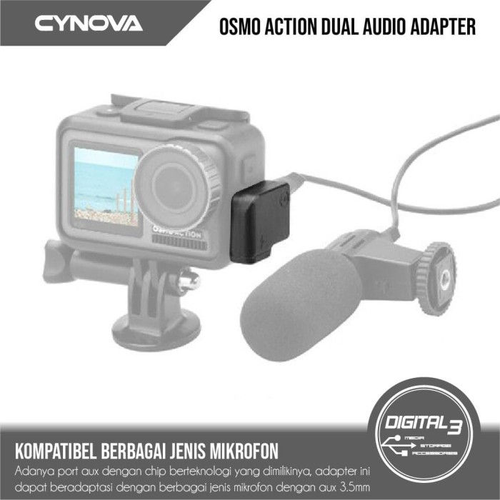 Thumbnail: CYNOVA Osmo Action Dual 3.5mm/USB-C Adapter