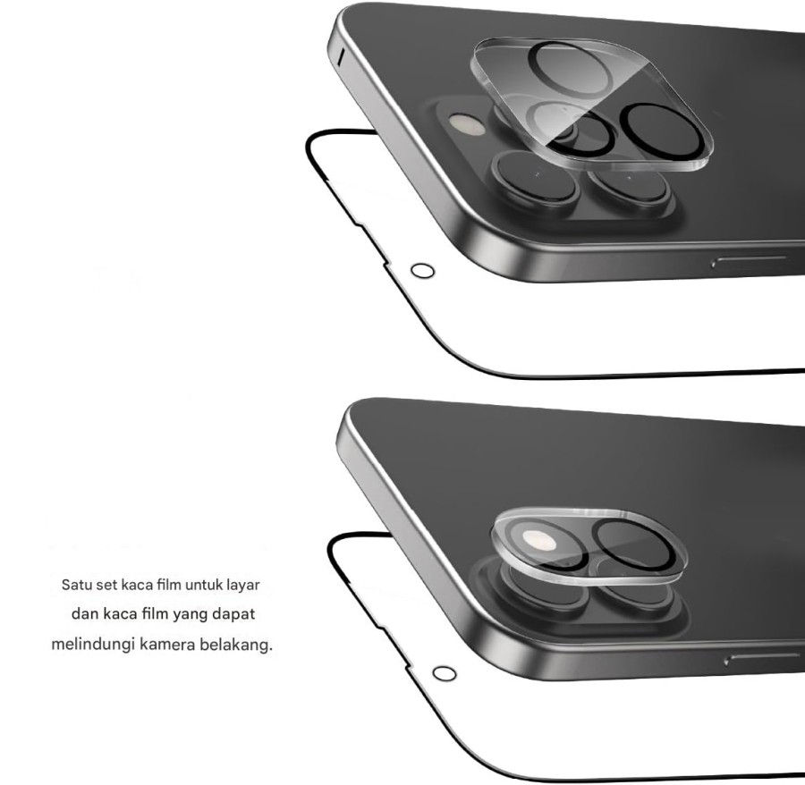 Thumbnail: X-Doria Raptic 2 in 1 Bundle Kit Tempered Glass Screen + Camera Lens Protector