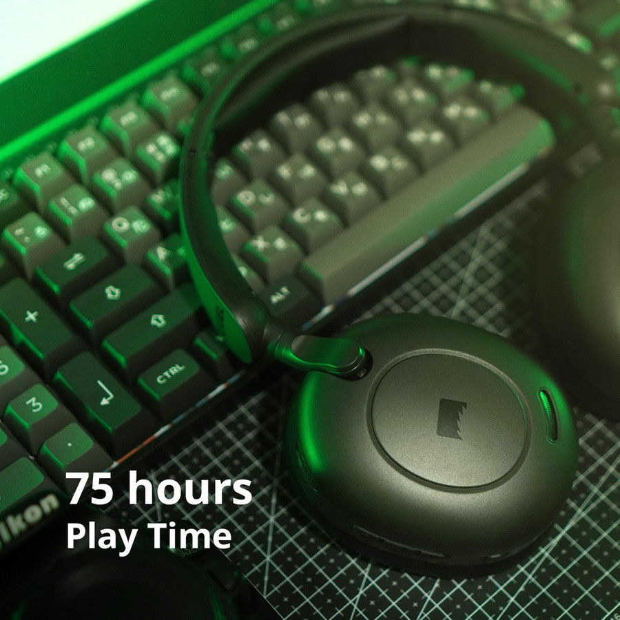 Thumbnail: EGGEL Live Hybrid ANC + ENC Wireless Headphone Bluetooth Gaming Call