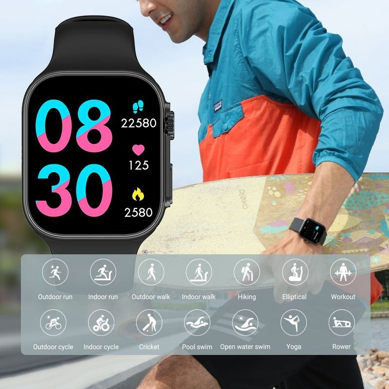 Thumbnail: ACOME Watch S1 Plus Sport Smart Watch Bluetooth Jam Tangan Pintar 1.96" HD