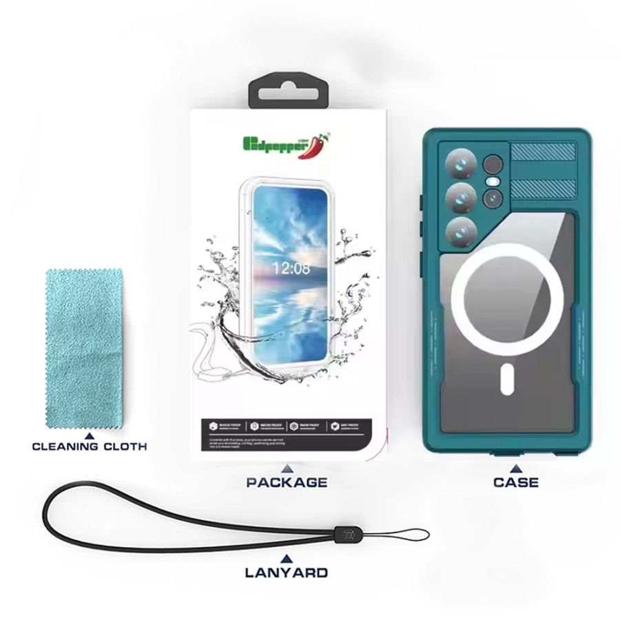 Thumbnail: Redpepper Case Waterproof Magnetic IP68 Magsafe for Samsung S24 Ultra Plus