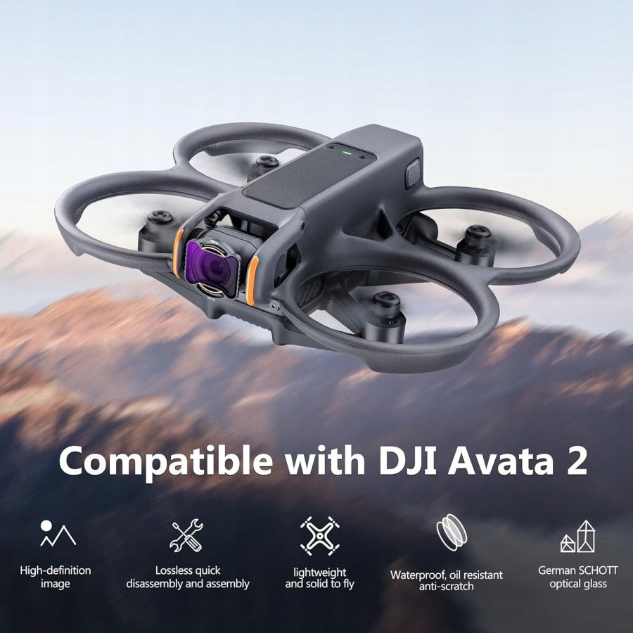 Thumbnail: STARTRC ND CPL UV FILTER SET DJI AVATA 2 DRONE ( CPL MCUV ND8 ND16 ND32 ND64 ) F