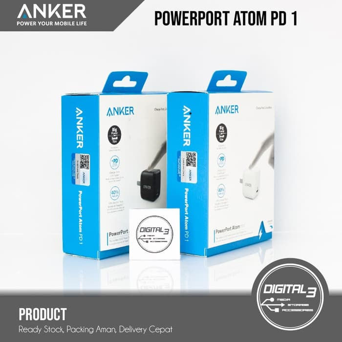 Thumbnail: Anker PowerPort Atom PD 1 30W Fast Charging iPhone iPad MacBook Type C