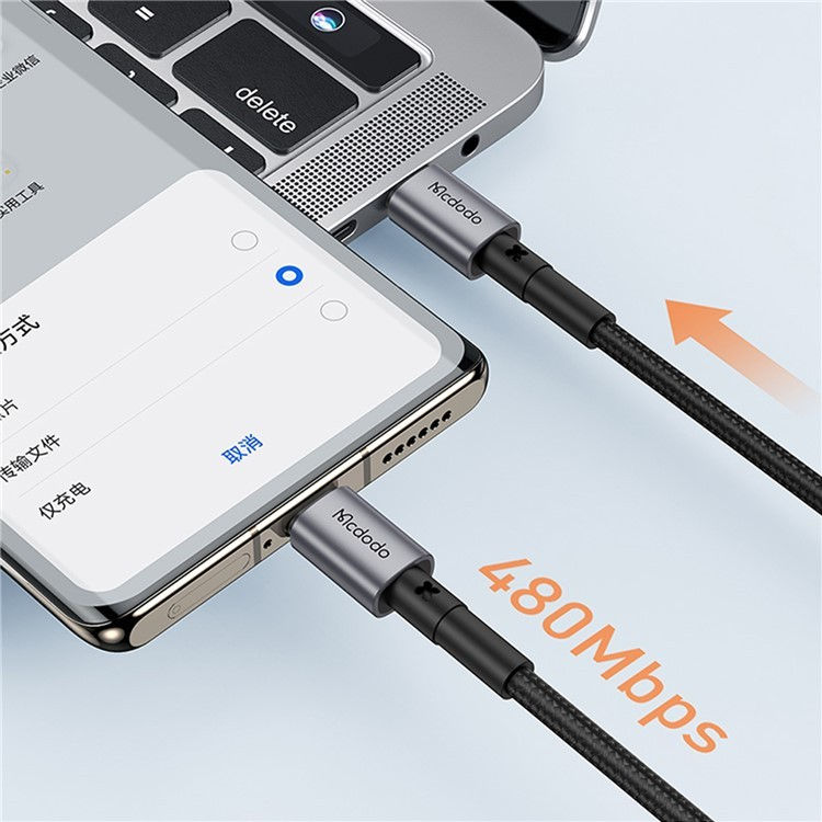 Thumbnail: MCDODO Cable Data CA-3130 CA-3131 Kabel Type-C to C 65W PD Fast Charging 3.25A Q