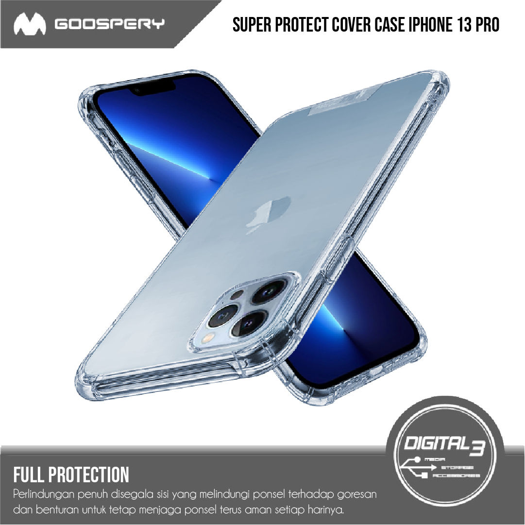 Mercury Super Protect Clear Case Goospery Iphone 13 Pro 6.1 TPU Jelly