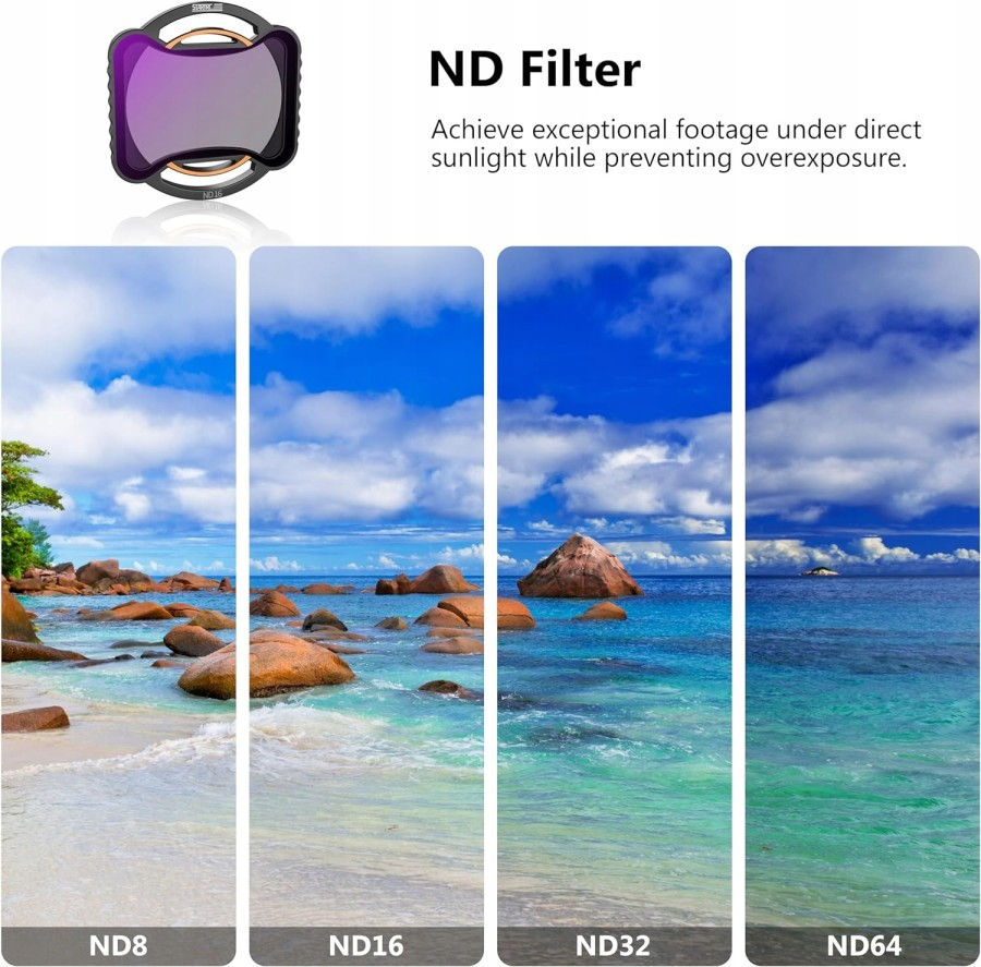 Thumbnail: STARTRC ND CPL UV FILTER SET DJI AVATA 2 DRONE ( CPL MCUV ND8 ND16 ND32 ND64 ) F