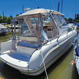 Cerramientos y carpa completa nueva
Inverter Q-Max
Vhf
Ecosonda bidata
Termotanque con doble circuito.
Malacate electrico.